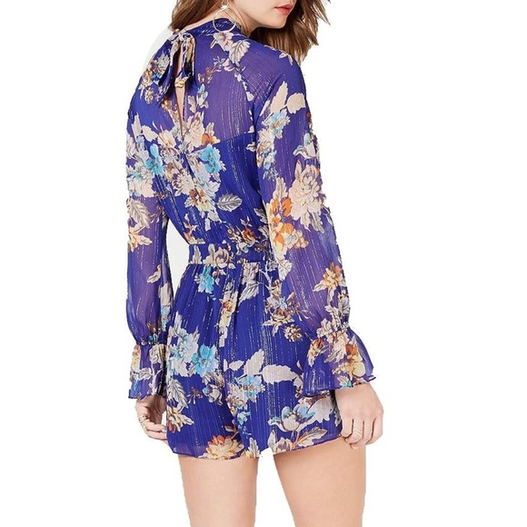 GUESS Women's Vonda Cutout Choker-Neck Romper - Picture 2 of 10